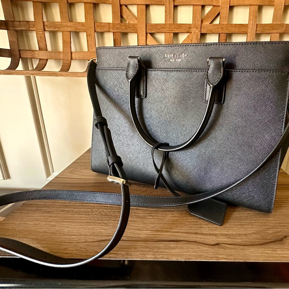 Kate Spade Cameron Large Satchel in Black